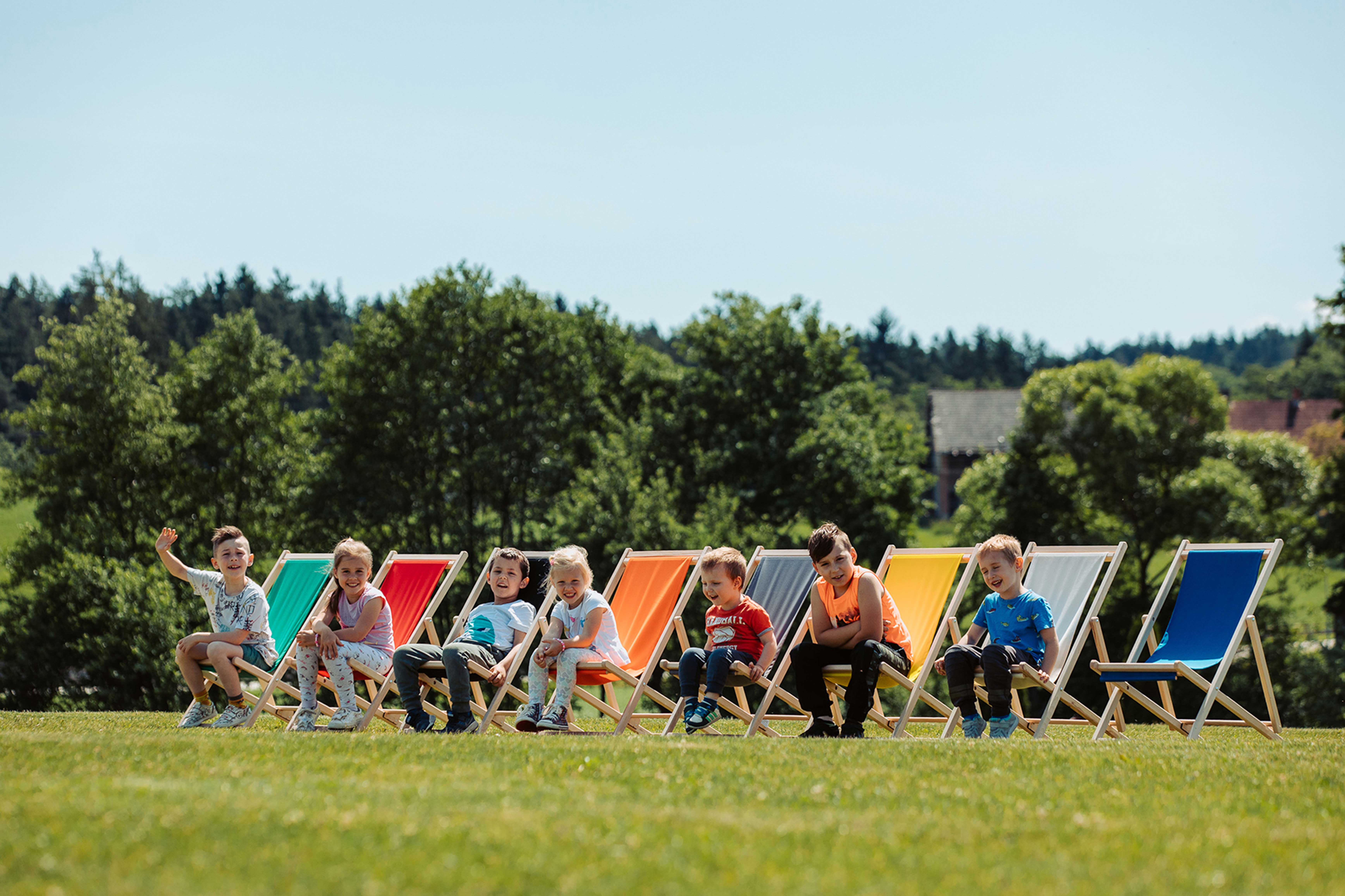 Kids deckchair